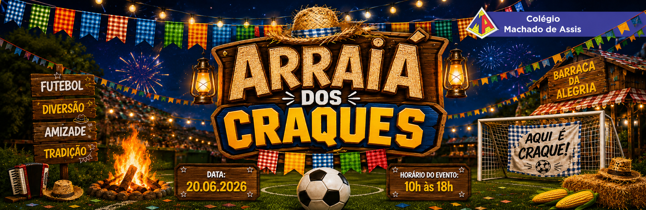 banner festa junina detado